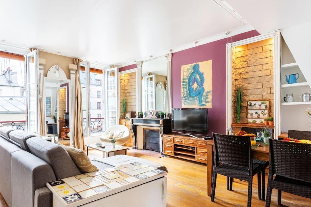 De 3 P, Baroque Et Vues Sur Toits Du Marais Appartement *
